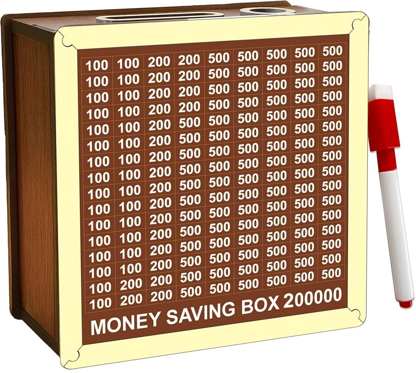 NEXGUL Wooden Desk Organiser Box